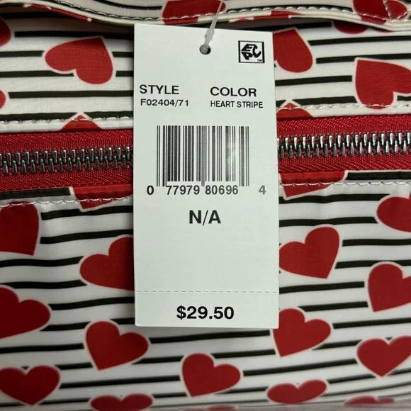 Stella & Max Zip Around Travel Case – Heart Stripe - Picture 5 of 5